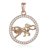 12 Zodiac Signs Necklace with Stones - Crazy Fox