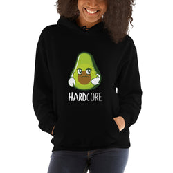 Hardcore Vegan Unisex Hoodie - Crazy Fox