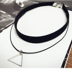 Dual Layer Triangle Choker - Crazy Fox