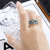 Unisex Vintage Owl Ring