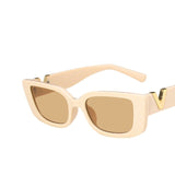 Rectangular Retro V Sunglasses
