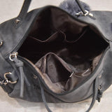 Vintage Leather Messenger Bag - Crazy Fox