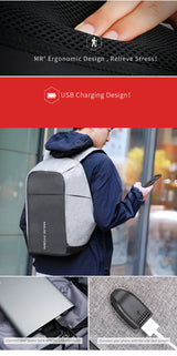 USB Charging Backpack V.II - Crazy Fox