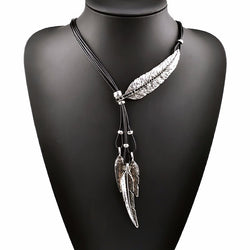 Feather Necklace - Crazy Fox
