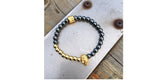 Gold Skull Beads Bracelet - Crazy Fox
