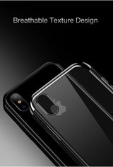 Transparent Shell iPhone X Case - Crazy Fox