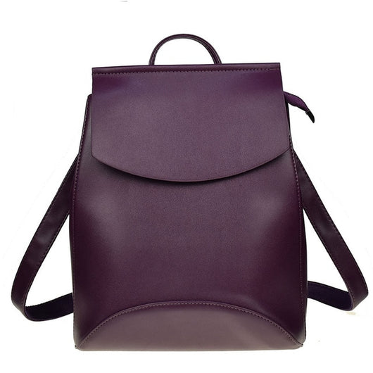 Women's Leather Backpack – Crazy Fox
