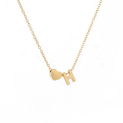 Heart Monogram Necklace - Crazy Fox
