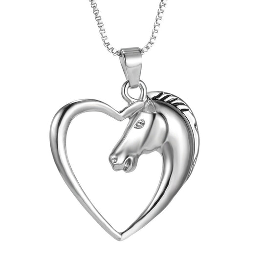 Horse Heart Necklace - Crazy Fox