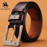 Designer's Leather Men's Belt Style 1 - Crazy Fox