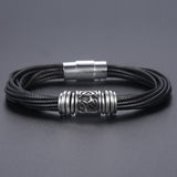 Multi-layer Braided Leather Bracelet - Crazy Fox