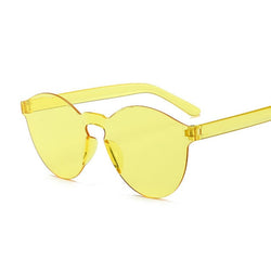 Frame-less Coloured Sunglasses - Crazy Fox